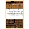 Navier Observations Sur Le Cacao Et Sur Le Chocolat (Tascabile) Sciences