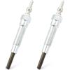 ALLCSM Candelette di ricambio per Weber SmokeFire EX4/EX6/EPX6 a pellet di legno, parti di accensione 7009 22510001 22510201 23510001 23510201, argento (confezione da 2)