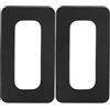 Yardwe 2 Pezzi Connettore Scatola Pinna Paddleboard 9" in PVC Nero, per Sostituzione Timone Coda Tavola da, Accessori per Sport Acquatici e Miglioramento Prestazioni