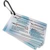 Generic Guida per la pesca impermeabile, set da 6 pezzi con dimensioni di 9 x 5,8 cm, carte da allenamento all'aperto, accessorio per pesca con rivestimento resistente alle intemperie, attrezzatura pratica