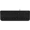 Incase Tastiera cablata 600 - Progettata da Microsoft - Resistente alle fuoriuscite, tasti touch silenziosi, Plug and Play, 4 tasti di scelta rapida, tasto di avvio Windows, colore nero