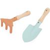 Janod - Set di 2 attrezzi da giardino per bambini - Pala e rastrello - Concepito per iniziare a fare giardinaggio - Dai 3 anni