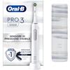 Oral-B Spazzolino Elettrico Ricaricabile Pro 3 3500 Bianco, 1 Testina, 1 Custodia Da Viaggio, 1 Spazzolino