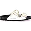 GRÜNLAND Grunland Ciabatta con Borchie | Sara CB0737 Bianco 37