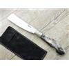 lametta COLTELLO ARTIGIANALE SARDO 27 CM LAMETTA galluresa MANICO in CORNO DI Montone