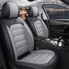 SDKFJ 5 Pezzi Auto Set Coprisedili per Kia Sportage NQ5（2023-2025） Pelle Impermeabile Traspirante Antiscivolo Confortevole Protezione Completa Interno Accessori per Viaggi e Uso Quotidiano,Nero grigio