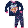 Paw Patrol Pigiama a Maniche Lunghe per Ragazze Skye ed Everest Blu 4-5 Anni