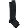 Gallo Calze lunghe uomo cotone grigio righe windsor