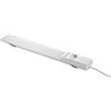 LEDVANCE LINEAR LED Flat Socket USB luce sottopensile 54cm, grigio, 10W, 1100lm, presa EU integrata + due porte USB, modulo LED integrato con colore luce bianco freddo (4000K), protezione IP20