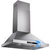 VIKIO HOME Cappa aspirante da parete da 76,2 cm, 980 CFM con sensore di movimento e pannello di controllo touch