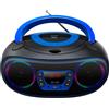 Denver Electronics Lettore CD con radio Discolicht USB Bluetooth MP3 AUX Denver TCL-212BT NERO