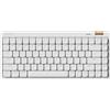 LOFREE Tastiera meccanica Lofree Flow Lite84, a basso profilo, 84 tasti, Bluetooth wireless / 2,4 GHz, layout QWERTY per Windows, Mac OS, bianco sporco