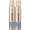 Wellaflex Volume di 2 giorni per donne | Tenuta flessibile fino a 2 giorni | Per capelli voluminosi | Delicato sul cuoio capelluto | Dermatologicamente testato | Privo di siliconi | Grado di tenuta 4