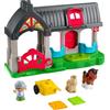 Fisher-Price Little People - Maneggio dei Cavalli, playset con suoni, fienile e tre stalle, include 2 cavalli, 1 personaggio, 1 carro agganciabile e 2 accessori, giocattolo per bambini, 1+ anni, HWR84
