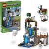 LEGO Minecraft Stazione di Ghast Giocattolo - 8 Personaggi Inclusi 2 Scheletri e 4 Ghast con Accessori - Decorazione Cameretta - Regalo per Gamer, Bambini e Bambine da 9 Anni in su - 21597