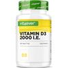 vit4ever Vitamina D3 2000 UI ad Alto Dosaggio - 365 Compresse - 50 µg (2.000 U.I.) di Colecalciferolo - Scorta a Lungo Termine - Senza Additivi Inutili - Vegetariano