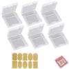 Mikiuly Copertura Antipolvere Di Plastica Trasparente,Bossolo Gioco Protettiva,Custodia da Gioco,Protettore per Bossolo di Carte,per Gameboy Color, GB/GBC/GBP (8 Pezzi)