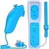 TechKen Remote Controller for Wii, Replacement Remote Controller and Nunchuck(Blue)