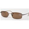 Big Wave Occhiali Da Sole Vintage Big Wave Titan 739/3 Marrone Unico Raro 53-19-140mm