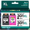 Heroil 301 XL 301XL Cartucce d inchiostro Rigenerato per HP 301 Nero e Colore