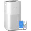 Levoit Smart Purificatore d'Aria con HEPA per Fumatori e Allergie, CADR 697 m³/h, fino a 147㎡, Indicatore di PM2.5, Modalità Auto, Contro 99,97% di Muffe, Pollini e Polvere, Controllo con App Alexa