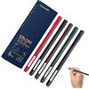 Generico Penne colorate per notebook, set di penne gel colorate,Penne per scrapbooking per adulti in 5 colori, Set colorato di penne gel ad asciugatura rapida, penne per scrapbooking per adulti, penna per dia