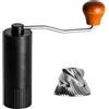 YONGIAGA Macinacaffè Manuale con Macine in Acciaio CNC 420, Regolabile da Fine a Grossa per Espresso e Filtro, Mulinello Portatile in Alluminio per Caffè, Spezie e Semi, Ideale per Casa Ufficio Campeggio