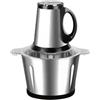 Generic Tritacarne Elettrico | Robot da Cucina Multifunzione con Tritatutto per Carne e Frullatore - Accessori in Acciaio Inox per Affettare, Mescolare Aglio, Insalate e Cucina Domestica