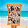 CUSMMIST Telo mare personalizzato con foto,Asciugamano in microfibra personalizzato,ad asciugatura rapida,Telo bagno asciugamano personalizzato per adulti piscina spiaggia-5Foto