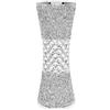 RP Home - Vaso decorativo in argento, 25 cm