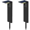 LUMI JARDIN Set di 2 fari solari 150LM 2x OSTRY