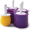 Zoku - GIANT ROUND POP MOLDS Stampo per 4 Ghiaccioli Giganti