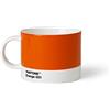 Copenhagen Design Pantone Tea Cup, Tea/Coffee Mug, fine China (Ceramic), 475 ml, Orange 021 C