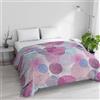 Italian Bed Linen Trapunta Invernale Imbottita Letto Matrimoniale 250x245cm DoubleFace BASIC fantasia SOFFIONI, Made in Italy - Piumino Reversibile in morbida Microfibra 200gr/mq - Piumone Lavabile in Lavatrice