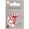Tulip Marcatori di Maglia a Cuore XL Rossa - 1 Pezzo