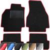 moto-MOLTICO Tappetini Auto Set di Tappeti in Moquette su Misura per Nissan Micra K12 2003-2010 (Filo Rosso)
