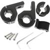 iplusmile Supporto per Luci Moto 20-30Mm Morsetto Clip Antiscivolo in Gomma per Manubrio e Fari Moto Accessori Fuoristrada Off Road