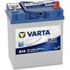 nextradeitalia Batteria auto Varta blu dinamica 12V 40Ah 330A A14 Confezione da 1PZ