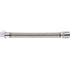 MP-SHOP IT Tubo Flessibile Estensibile | Inox Austenitico | Acqua Sanitaria | 1/2" M-F | 10-20 cm | Estensibilità 100% | Doppia Lunghezza | Memoria di Forma | Resistente Corrosione | Installazione Facile