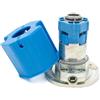 Jalousiene Ersatzteile-Shop Cambio conico tapparelle 2:1 per albero in acciaio a 8 angoli: SW-40 & SW-60 | ruota libera sinistra | quadrato interno |