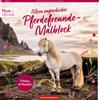 Philipp Roß Chr Mein superdicker Pferdefreunde-Malblock: 70 M (Copertina rigida)