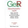 Prof. Dr. Jens Gesellschaftsrecht: AktG, GmbHG, HGB (Auszug), SE-Verordnung (EG