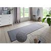 BT Carpet Bouclé - Tappeto da cucina antiscivolo, a pelo corto, per corridoio, cucina, soggiorno, bagno, grigio, 80 x 300 cm