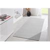 HANSE Home Tappeto Fancy - Tappeto da Soggiorno in Tinta Unita Moderno in Velluto per Sala da Pranzo, Soggiorno, cameretta dei Bambini, corridoio, Camera da Letto, Cucina, Grigio, 80 x 200 cm