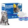 Generico Diffusore Feromoni per Gatti, Kit Diffusore di Feromoni Calmanti per Gatti, Ridurre Il Diffusores di Graffio, 60 Giorni in Gatto Calmante La Ricarica del Feromone Riduce Lo Stress