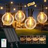 FIFlying Catena Luminosa Esterno Solare Giardino 20M 25+1 G40 Lampadine LED Luci Solari per Esterni 19 Modalità Impermeabile Luci Solari Esterno con 48 LEDs per Feste Giardini Terrazze Outdoor Decorative