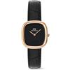 Daniel Wellington Margot Orologi 24x26 316L Stainless Steel With Pvd Plated Rose Gold, Genuine Leather Rose Gold