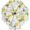Generic Martini Bloom Lemon Ombrelli Estivi per Sole Spf 50 Ombrello Pieghevole Compatto Da Viaggio Nero Automatico Goth Ombrello con Copertura per Pioggia & Sole