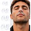 LureLuxe Dispositivo Nasale Antirussamento,Dilatatori Nasali In Silicone Riutilizzabili,Clip Nasale Per Respirazione Durante Sonno,Per Migliorare Respirazione,Accessorio Naso Per Riduzione Russare