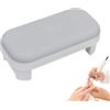 Generico Poggiamano Unghie | Bracciolo Smontabile In Silicone Morbido - Supporto Braccio Per Manicure | Per Salone, Casa, Viaggio, Fai Da Te, Tecnici Delle Unghie, Principianti, Donne, Ragazze, Pratica